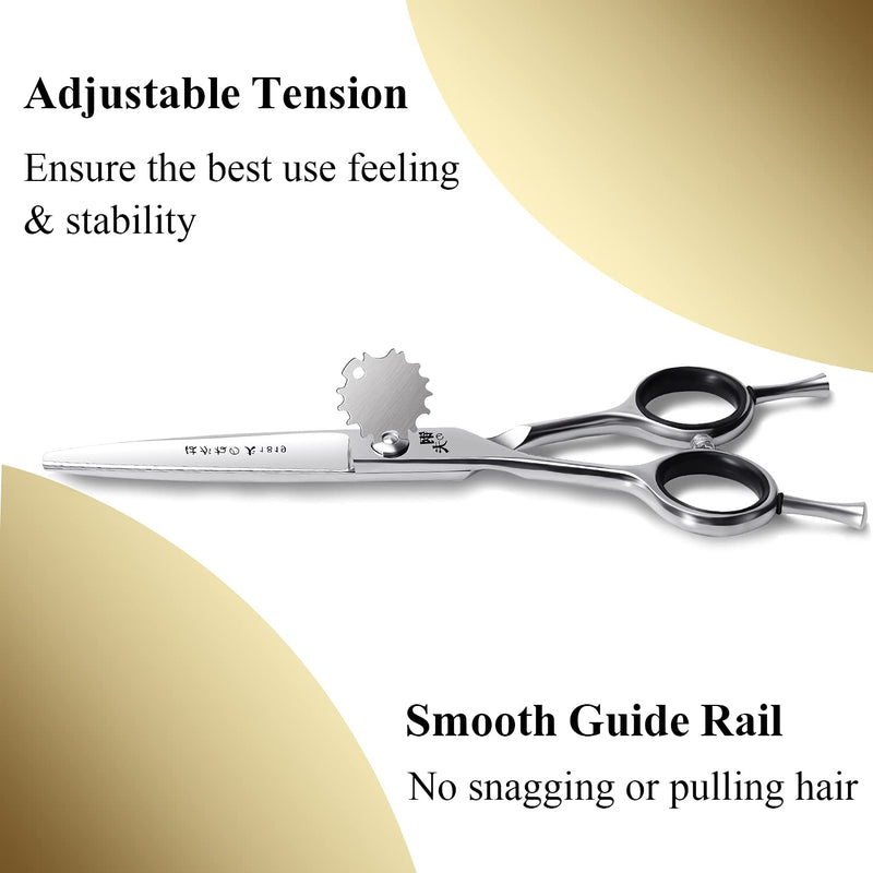 [Australia] - Professional 6 inch Hairdressing Scissors (Flat Shear) Flat Shear 