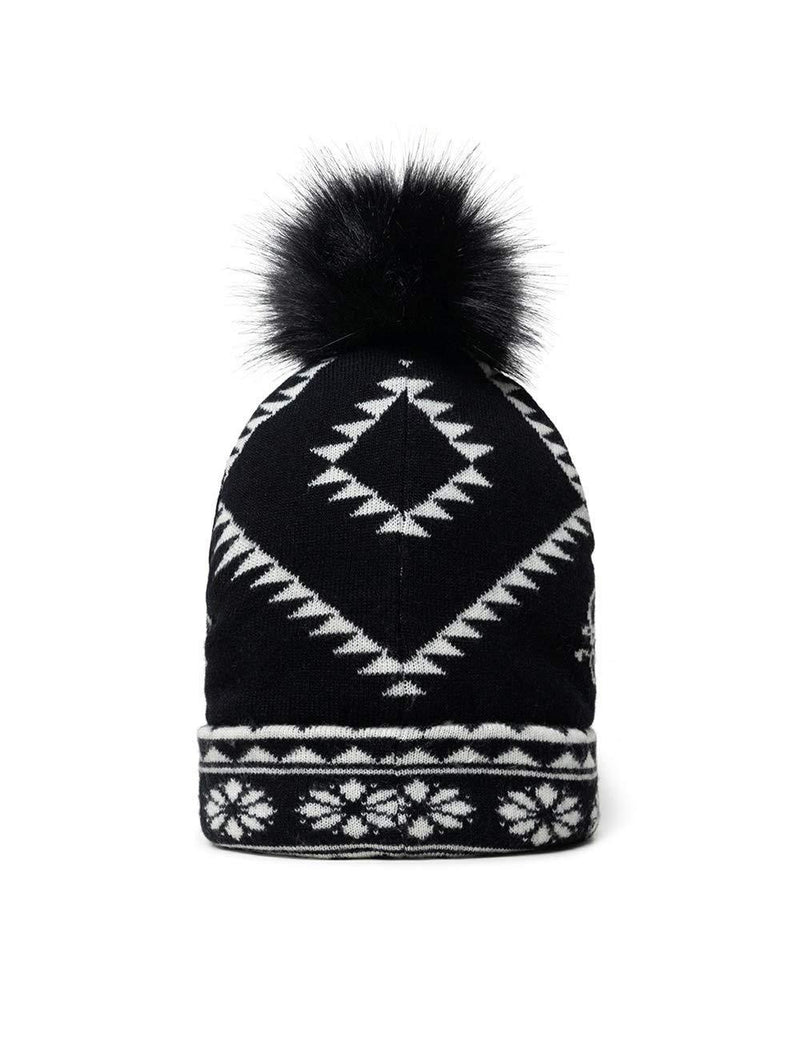 [Australia] - Desigual Women's Hat_Ethnic Reversible Headwrap, Black, U 