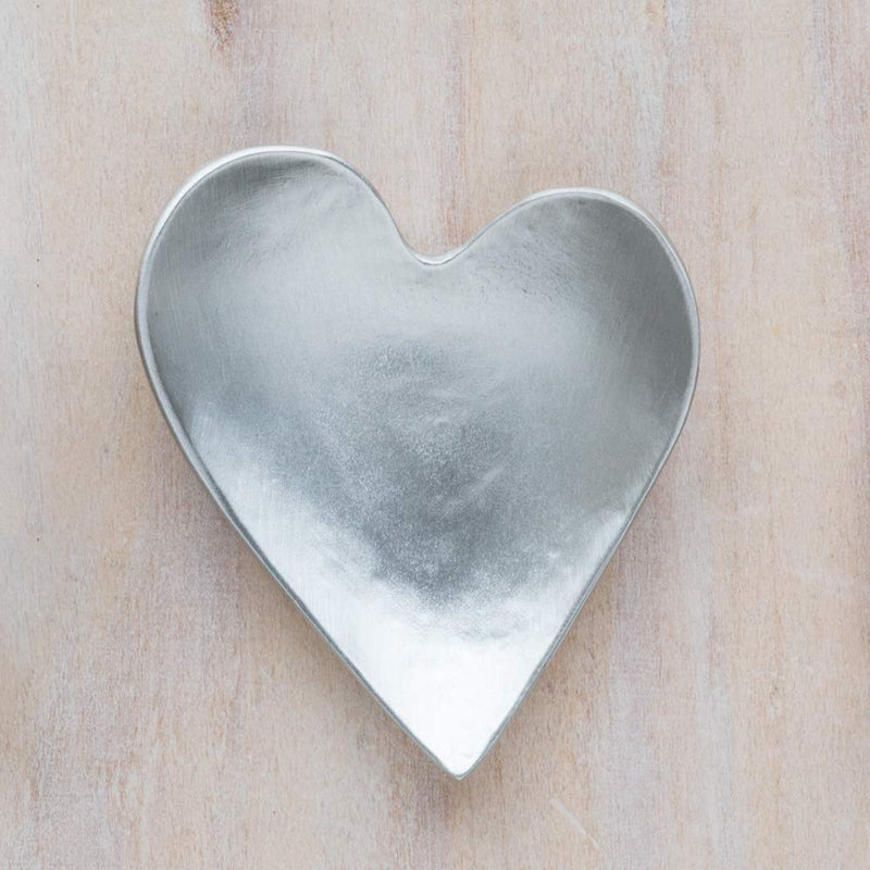 [Australia] - DANFORTH - Vilmain Heart - Tray - Jewelry Dish - Pewter - 3 1/4 Inches - Handcrafted - Made in USA 