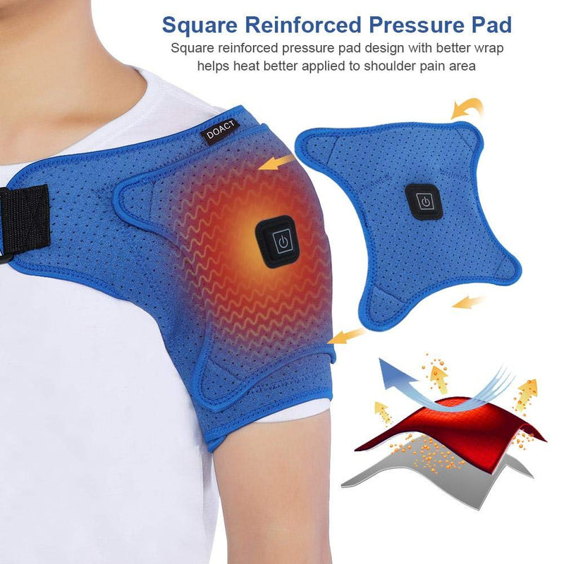 [Australia] - Mother's Day Gift Breathable Heated Shoulder Brace Support Wrap, New Electric Shoulder Support for Shoulder Pain, Shoulder Dislocation or Pain Relief 