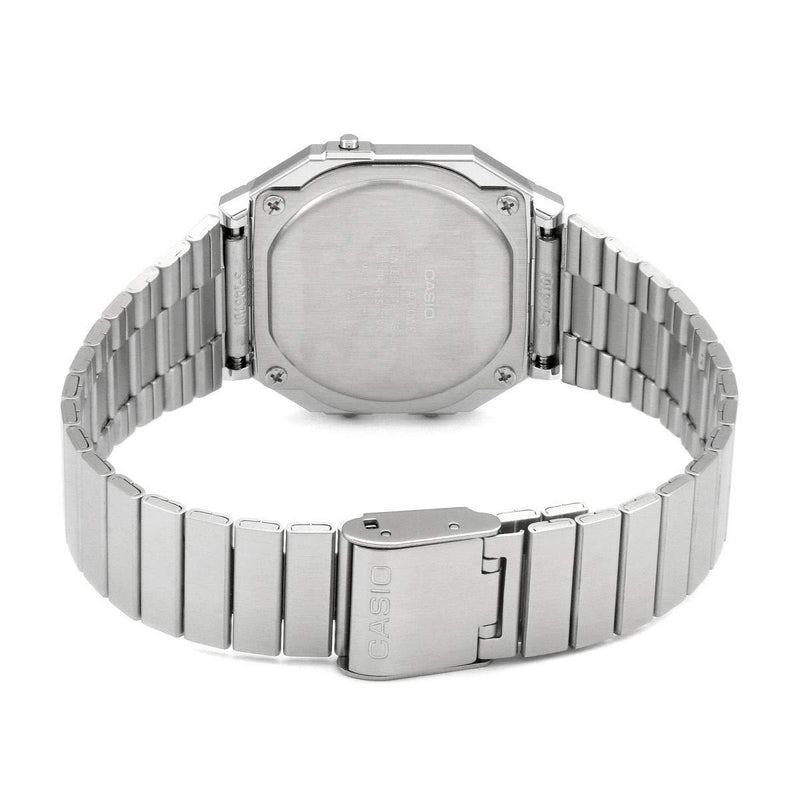 [Australia] - Casio Collection Womens Digital Watch A700WE with Stainless Steel Strap Silver 