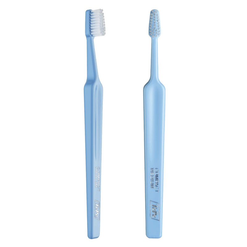 [Australia] - TePe Select Compact Medium Toothbrush / Small, user-friendly brush / 1 x Select Compact Medium brush 1x1 