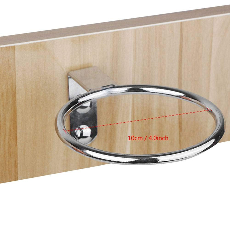 [Australia] - ANGGREK Hair Dryer Holder Stainless Steel Wall Mount Hair Dryer Stand Rack Hairdressing Dryer Hanger Bathroom Storage Organizer 