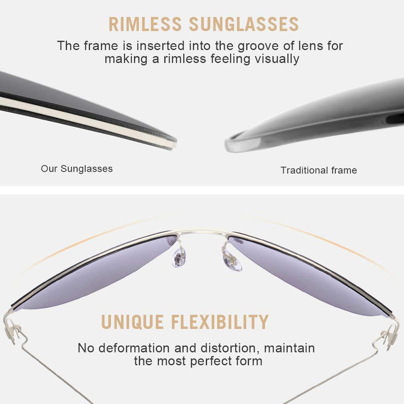 [Australia] - AVAWAY Oversized Mirrored Womens Sunglasses Ladies Eyewear with Super Light Metal Frame, 100% UV400 Nylon Lens Oversized - Women, Black 