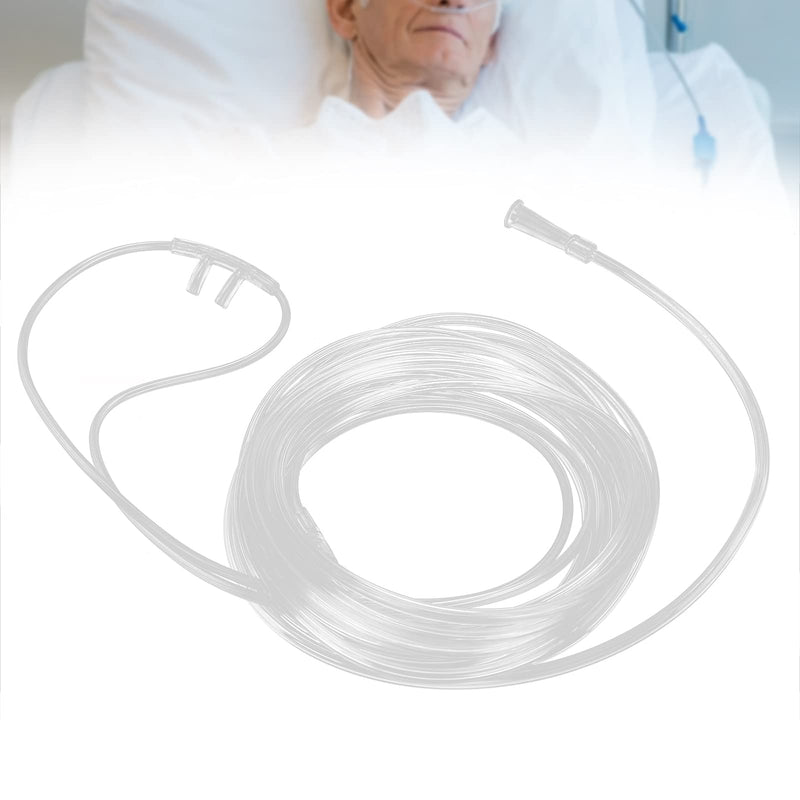 [Australia] - Head-Mounted Silicone Nasal Oxygen Tube Transparent Silicone Oxygen Pipe, Household Nasal Oxygen Tubing for Patient Elderly(5m) 5m 