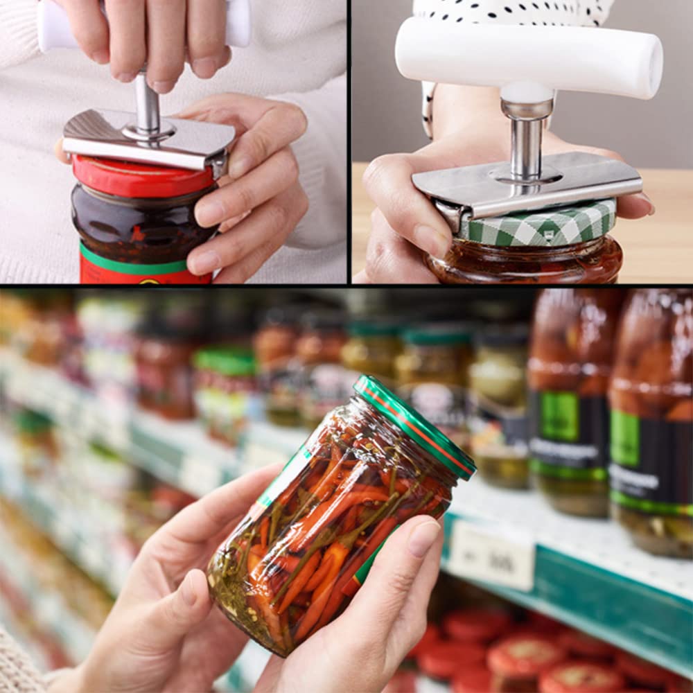 Jar Opener for Weak Hands, Lid Opener & Jar Gripper Open Sesame Tool, Bottle  & Jar Openers for Arthritic Hands & Seniors