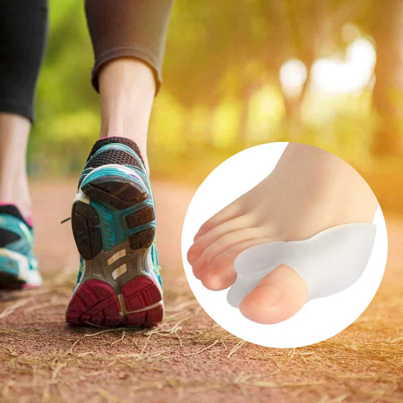 [Australia] - Gel Toe Bunion Separator Corrector,10 Pack Soft Hallux Valgus Protectors Straightener,Bunion Pad & Separates,Relief Bunion Pain 