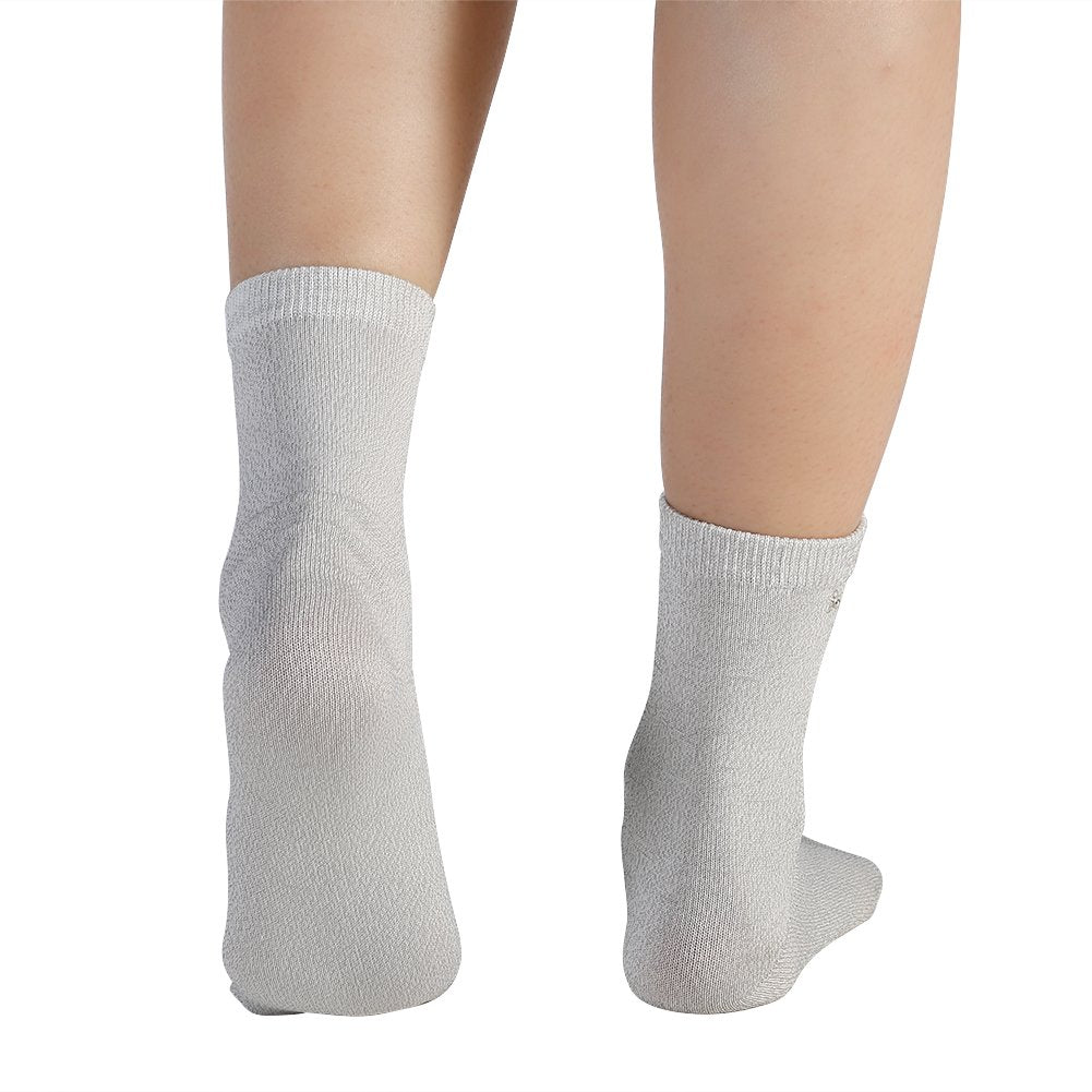 [Australia] - Sock Massager 1 Pair Conductive Socks Massage Socks Physiotherapy Health Care Relieve Foot Fatigue for Tens Machine(Long Type) Long Type 