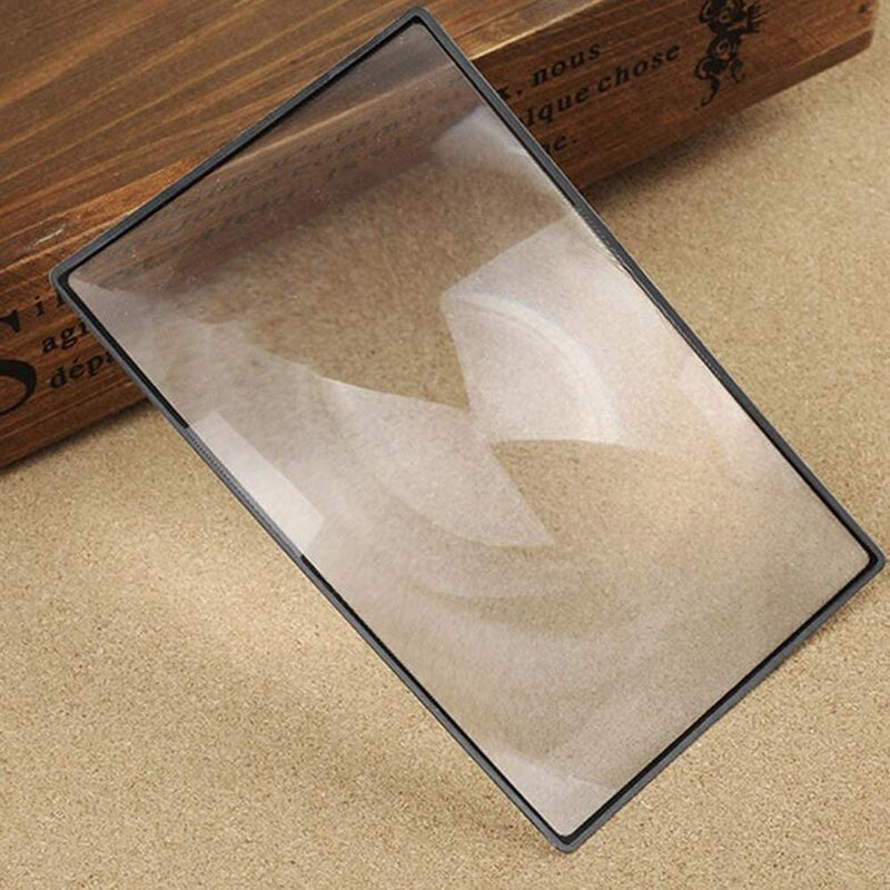 [Australia] - RZJZGZ 3X Premium Magnification Full Page Magnifier Fresnel Lenses Ideal for Reading Small Prints & Low Vision Seniors (2Pack) 2pack 