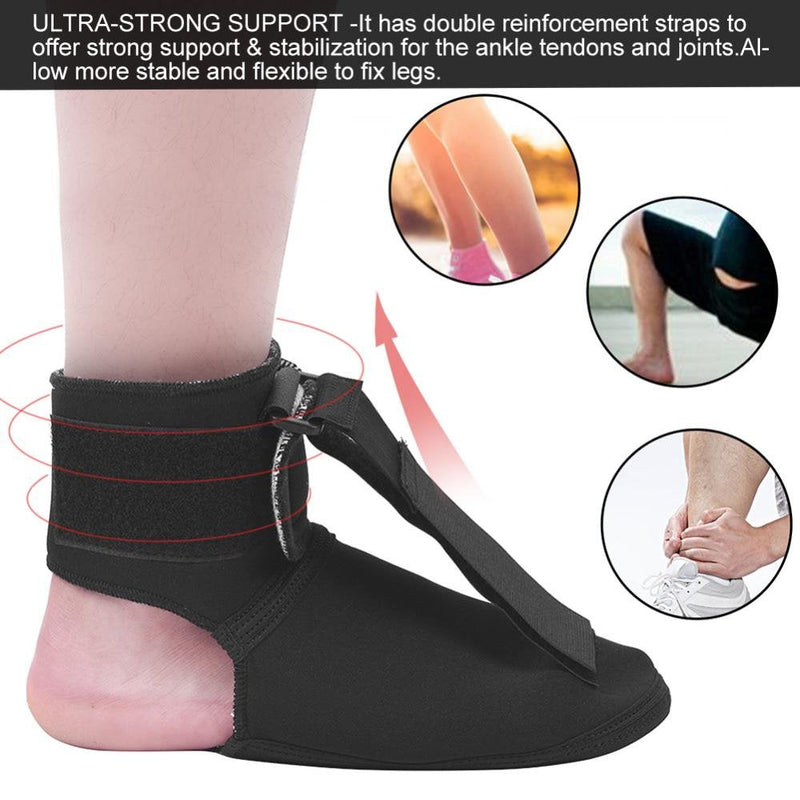[Australia] - ZJchao Foot Drop Postural Corrector, Adjustable Foot Droop Orthosis Ankle Foot Drop Postural Corrector Brace Orthosis Splint Ankle L 