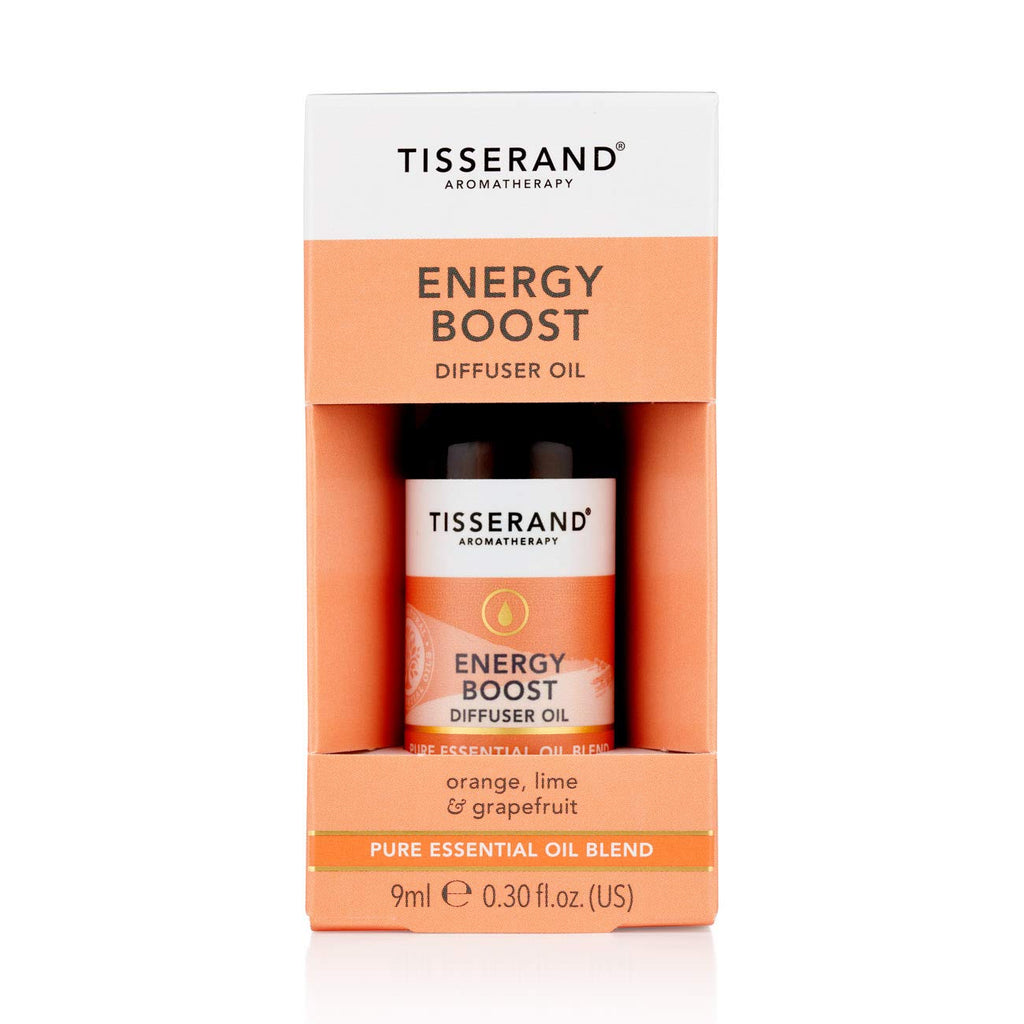 [Australia] - Tisserand Aromatherapy - Energy Boost - Aromatherapy Diffuser Oil - Orange, Lime and Grapefruit Essential Oil - 100% Natural Pure Essential Oils - 9ml 