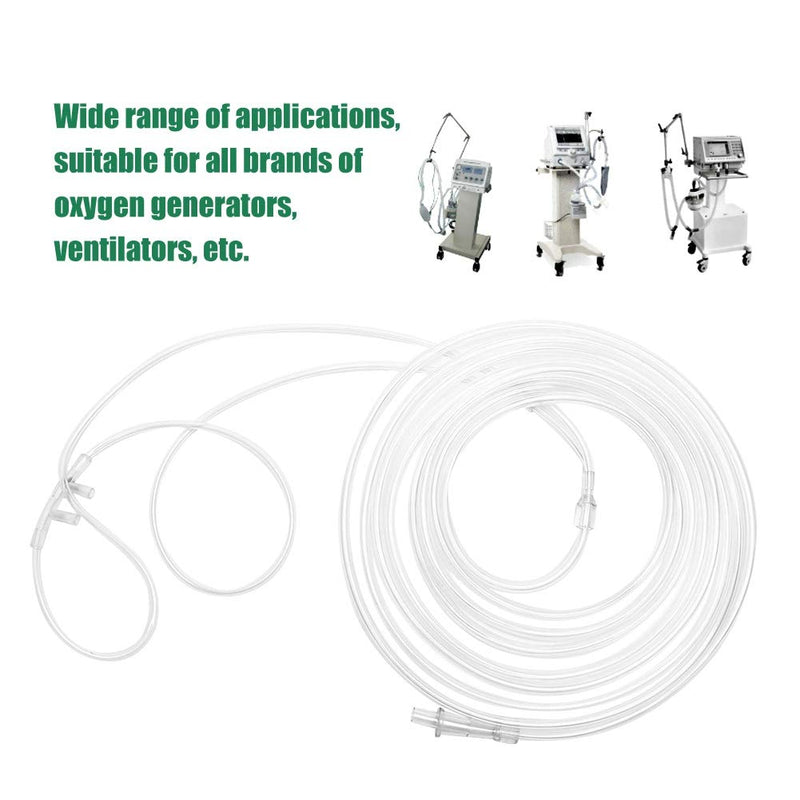 [Australia] - Nasal Cannula, Household Universal Double Hole Soft Nasal Cannula Disposable Nasal Oxygen Tube For Connecting Various Oxygen Machine, Oxygen Terminal Equipment 4M 
