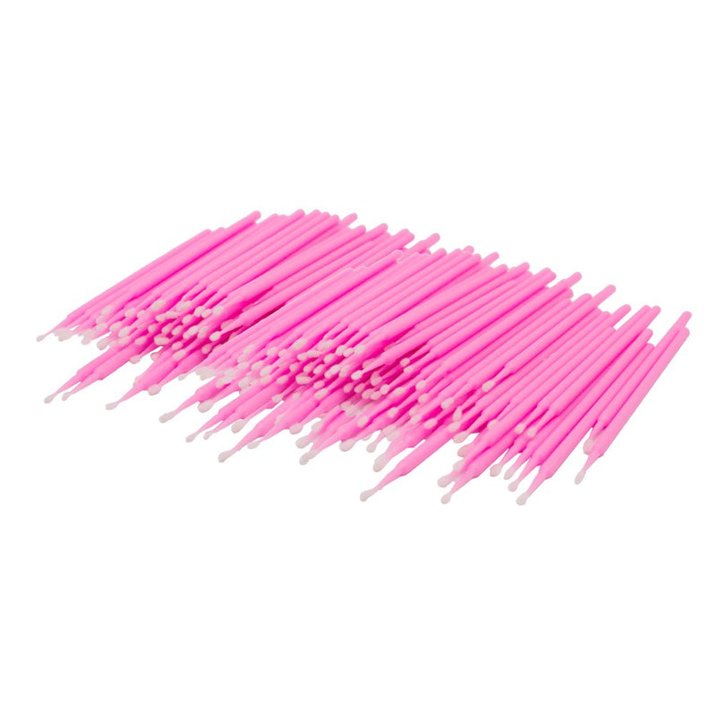 [Australia] - GoWorth 500Pcs Durable Micro Disposable Eyelash Extension Individual Applicators Mascara Brush for Make up and Clean and Compatible and Eyelash Dedicated 500 pink 