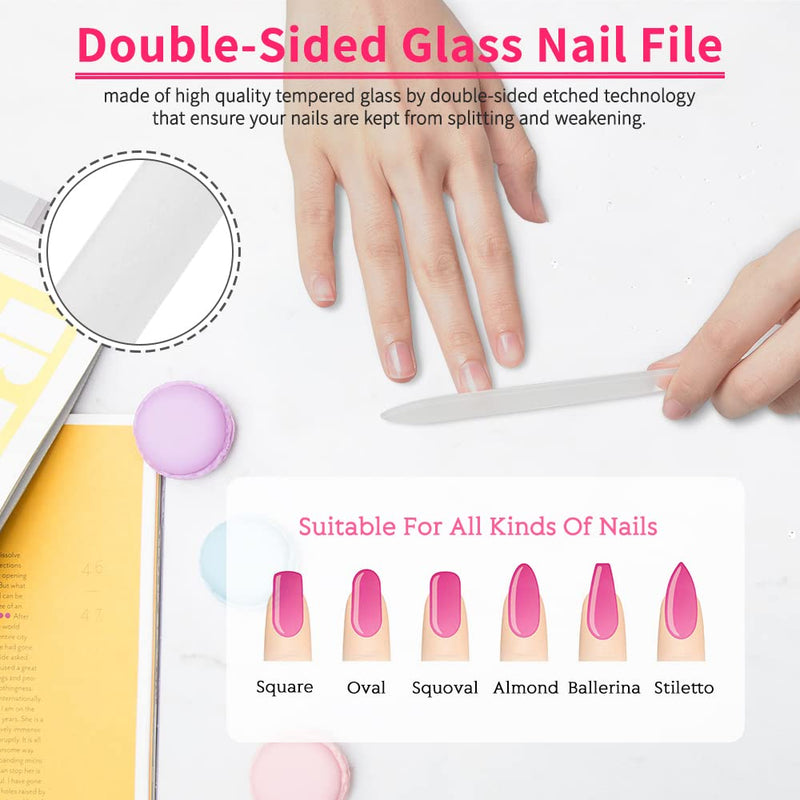 [Australia] - Nail Buffers Blocks,TsMADDTs Shine Nail Buffers Blocks 4-Way Nail Buffer Blocks Glass Nail File Shiny Buffer Block for Natural Nail 5pcs Manicure Nail Care Tools 