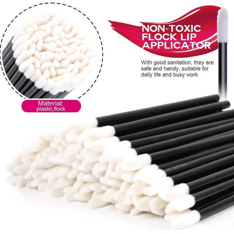 [Australia] - Teenitor 600 Pcs Disposable Lip Wands Applicator Lint Free Makeup Lipstick Lip Gloss Testers 