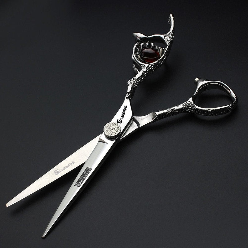 [Australia] - Hair Scissors 6 inch hairdresser professional haircut cutting and dilution hair 440c stainless steel (Cutting Scissors) Cutting Scissors 