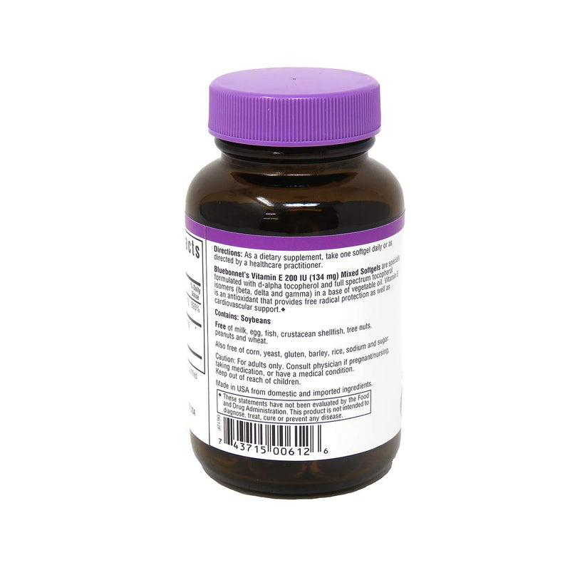 [Australia] - BlueBonnet Vitamin E 200 IU Mixed Softgels, 100 Count 1 