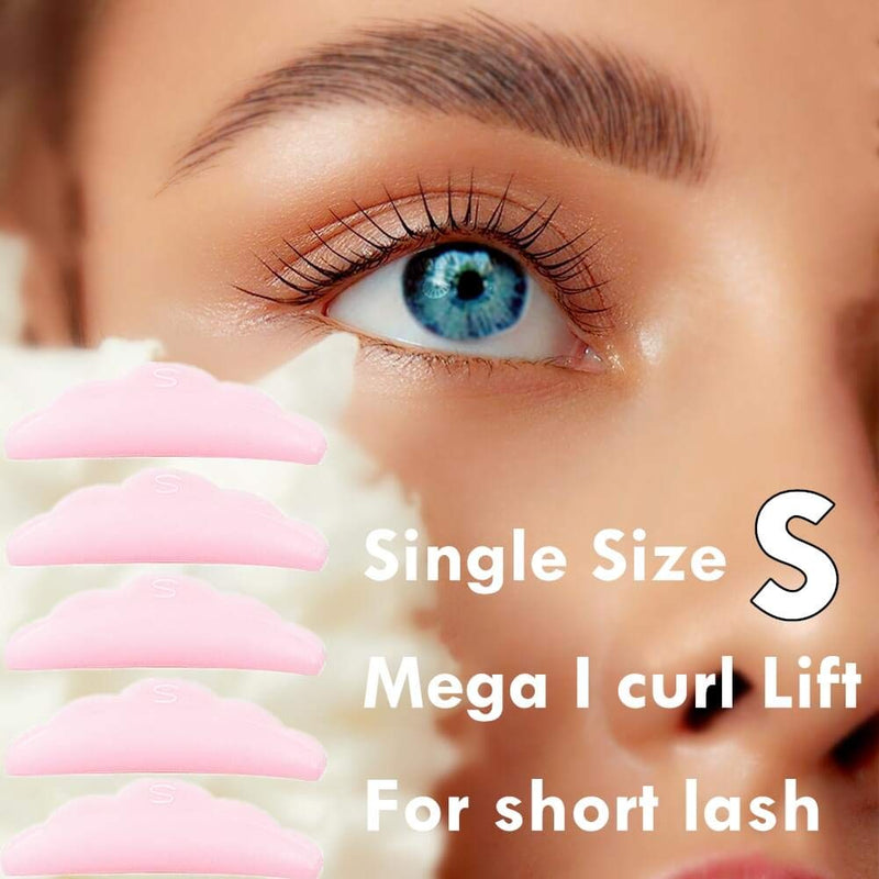 [Australia] - Libeauty Eyelash Lift Pads small,Lash Lift Pads,Eyelash Perm Rods,Super Soft Reusable Lash Lift Shields 10 Pcs Single S Size For Small Eyes 6mm-13mm 