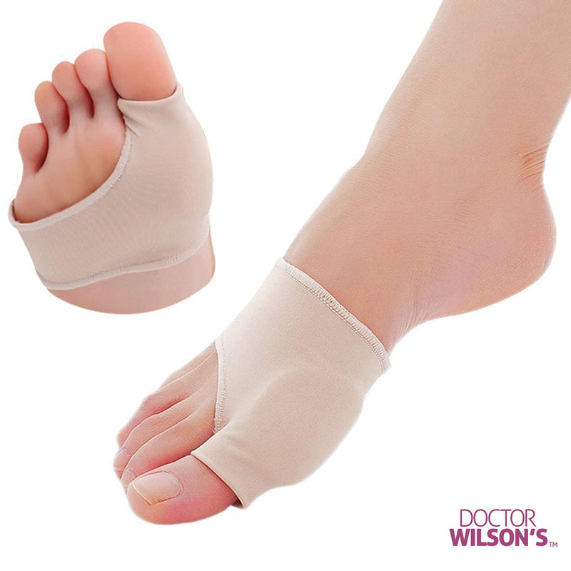[Australia] - 2 Bunion Relief Pads Sleeve - Bunion Splint Orthopedic Bunion Corrector Socks - Gel Pad Elastic Cushions Men and Women (1 Pair) 2 Count (Pack of 1) 