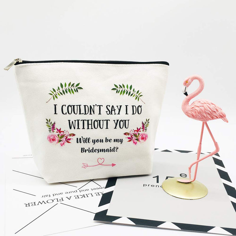 [Australia] - Bridesmaid Gifts for Wedding Bridesmaid Proposal Gifts Maid of Honor Gifts from Bride Emergency Gifts Makeup Bag Bachelorette Party Gifts 