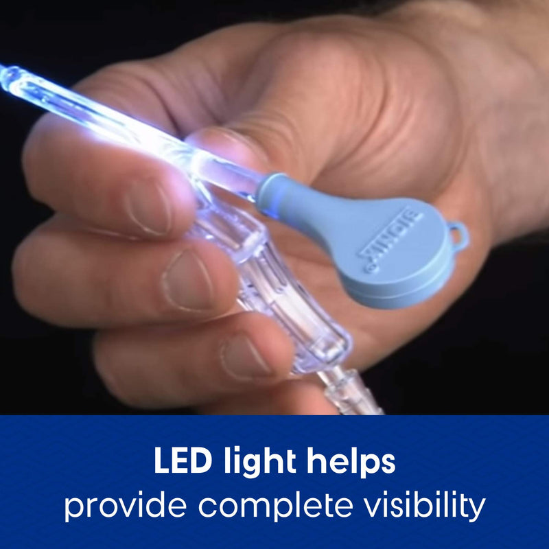 [Australia] - Bionix - 2200 Light Source for The Lighted Ear Curette System, Earwax Removal Kit Attachment, Increases Visibility, Aids in Wax Buildup Removal, Convenient, Ideal for Healthcare Providers (Single) 