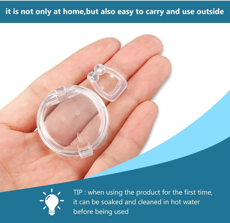 [Australia] - Nose Clip Anti-Snore Devices | Snore Stopper Stop Snoring Aid | Anti-Snoring Solutions | OSA Sleep Apnoea Relief | Chinese-Magnetic-Therapy 