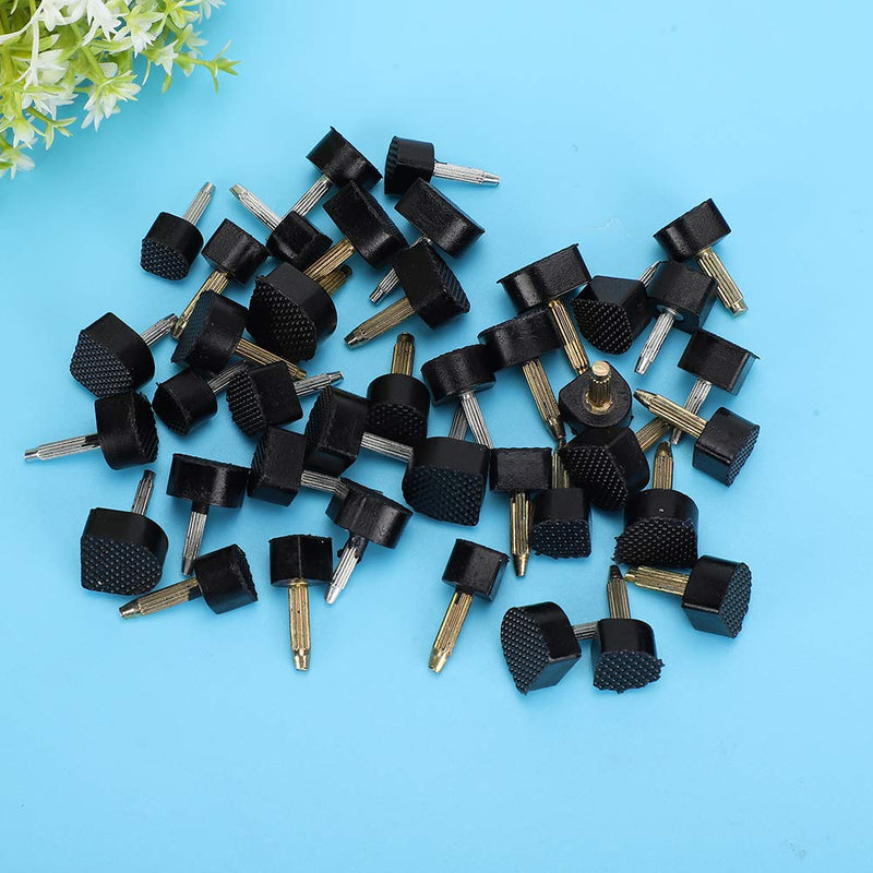 [Australia] - Atyhao 40Pcs High Heel Replacement Tip, High Heel Tip Cap Replacement Repair Wear-Resistant High Heel Shoe Repair Tip Repair Heel Caps Kit 