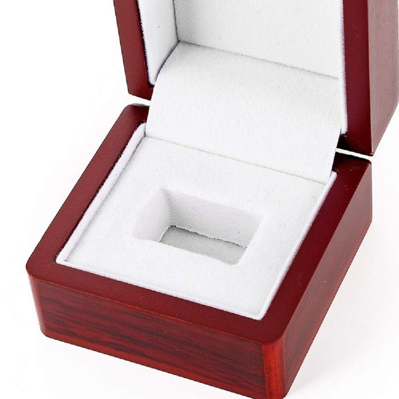 [Australia] - JunningGor Display Wooden Single Ring Box (Fit Mens Big Heavy Ring) 