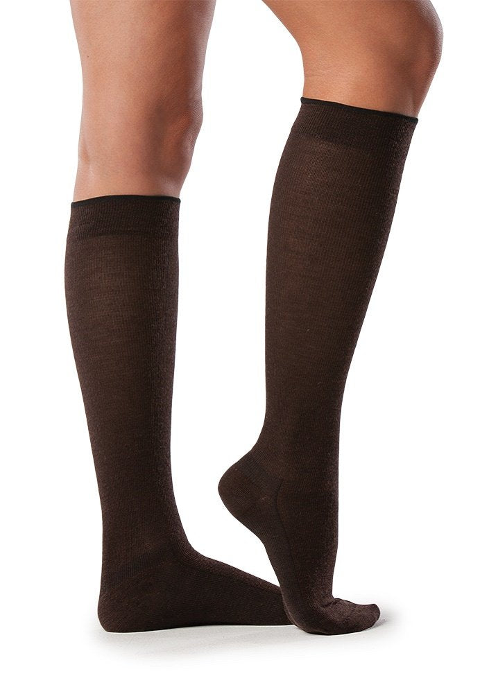 [Australia] - SIGVARIS Women’s Merino Wool Knee-High Compression Socks 15-20mmHg Navy 7½ - 9½ 