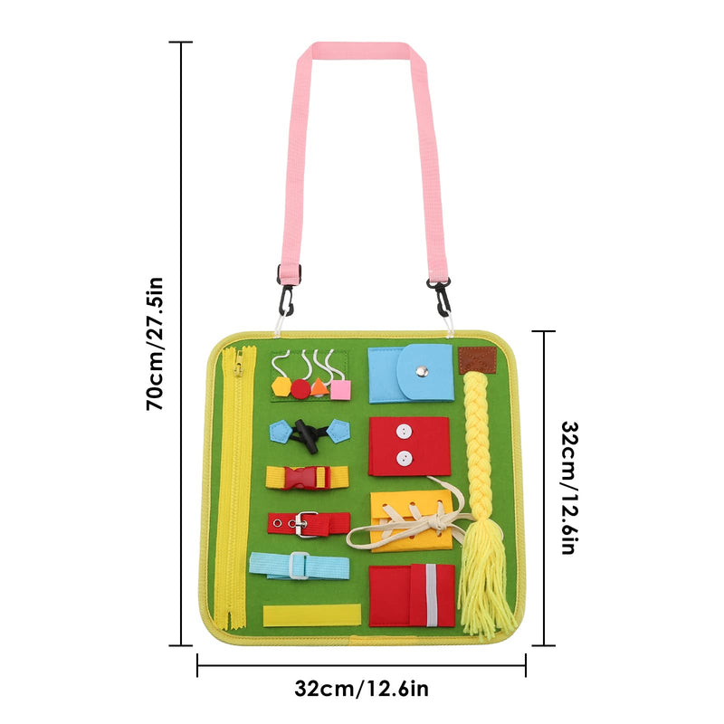 [Australia] - Ruiqas Fidget Blanket for Dementia Sensory Pad Blanket Educational Sensory Busy Pad Toys for Alzheimer Patient Anxiety Patient Kids 