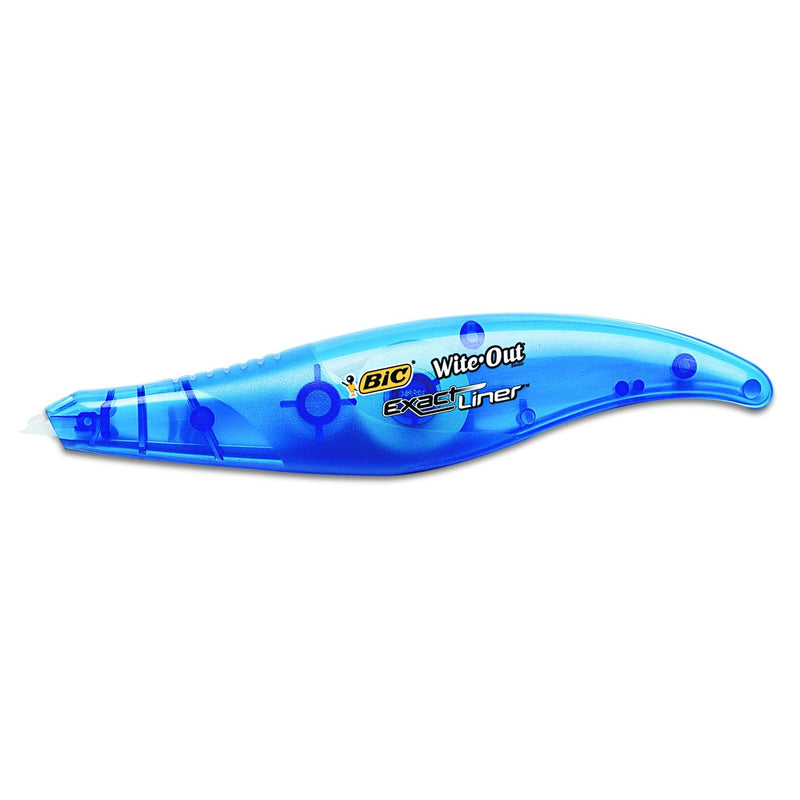 [Australia] - BIC White-Out Exact Liner Correction Tape Pen, Non-Refillable, 1/5 Inch x 236 Inches (WOELP11) 