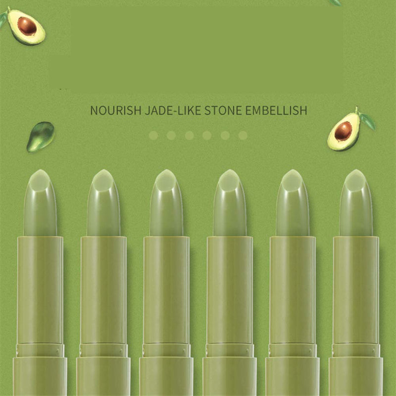 [Australia] - Btspring 2 Pack Avocado Lipstick, Long Lasting Nutritious Lip Balm Lips Moisturizer Magic Temperature Color Change Lip Gloss (Green) 