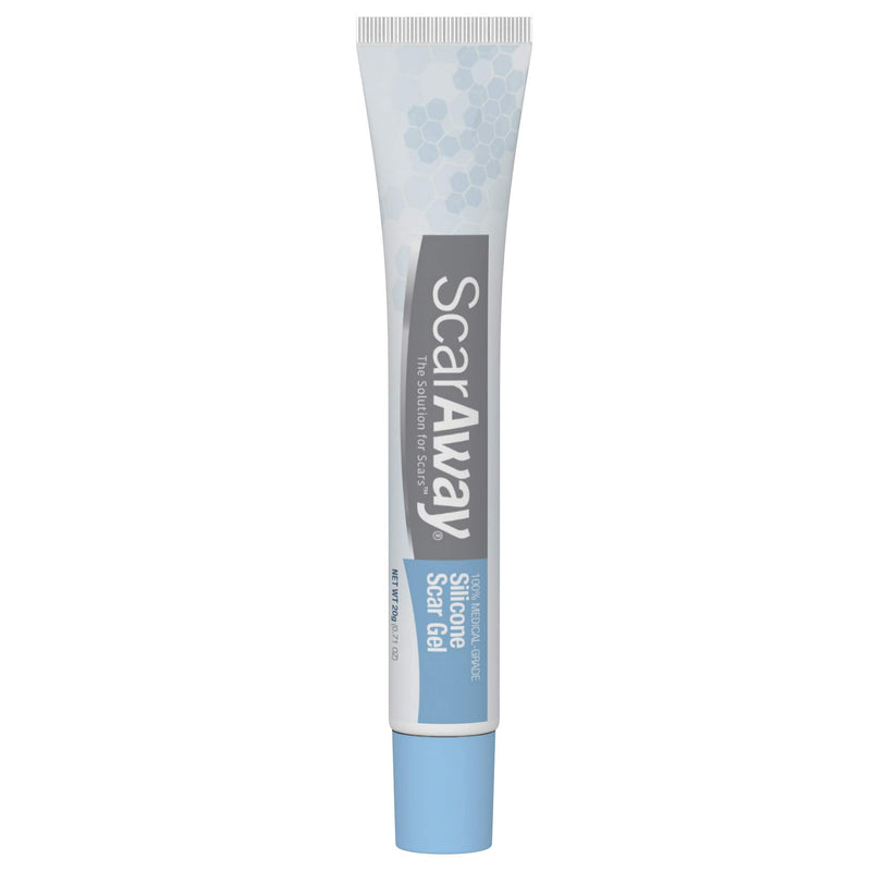 [Australia] - ScarAway 100% Medical-Grade Silicone Scar Gel for Face, Body, Surgical, Burn, Hypertrophic Scars, Keloids and Acne Scar Treatment, 0.71 Ounces, (20 Grams) 