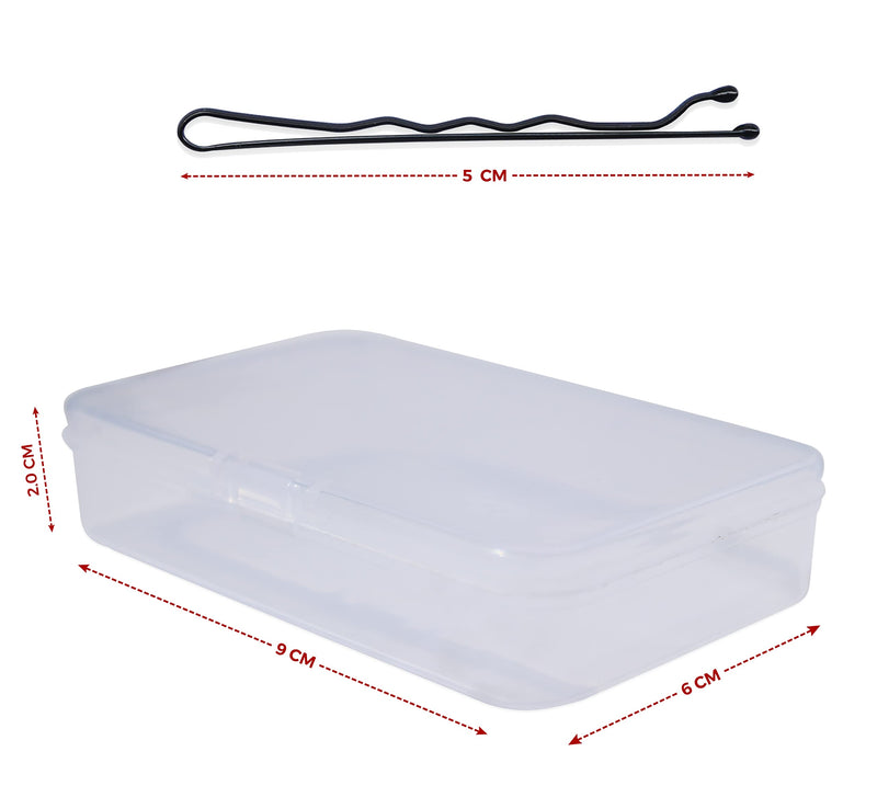 [Australia] - Black Hair Pins 100 Pcs Black Bobby Pins Black Hair Grips Kirby Grips Hair Pins for Buns, Bun Pins with Box Great Hair Grips for Thick Hair grips black Pins (5cm)… 100 Black Bobby Pins 5CM 