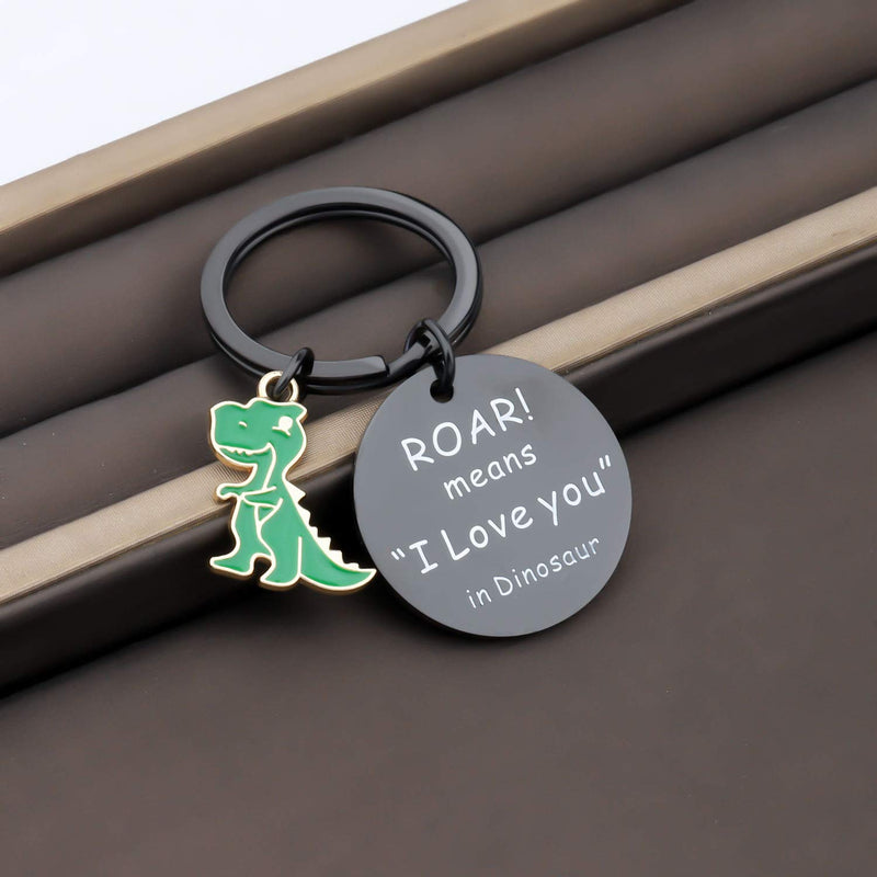 [Australia] - TGBJE Dinosaur Gift T-Rex Gift ROAR Means I Love You In Dinosaur Keychain Couple Gift Dinosaur Lover Gift BL roar 