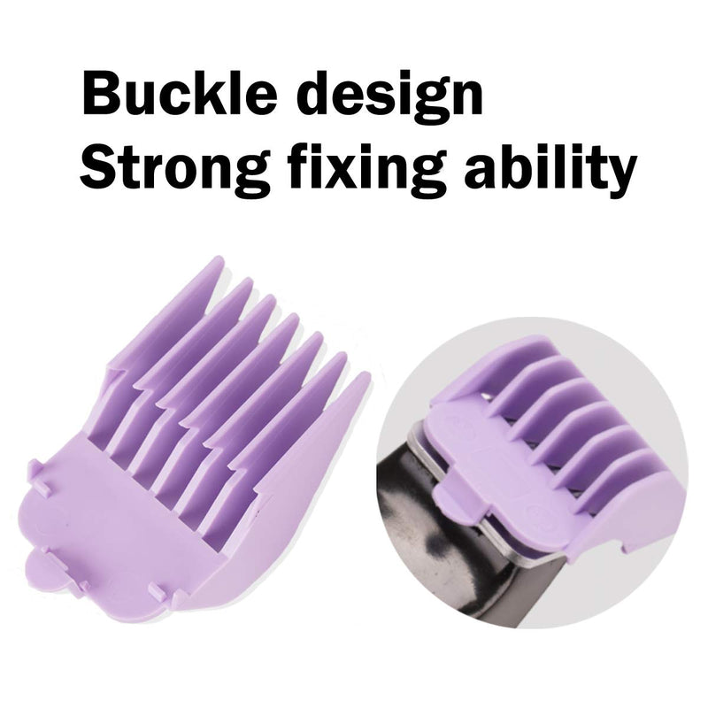 [Australia] - BESTBOMG 10 Color Professional Hair Clipper Guide Combs, Replacement Guards Set, Attachment Guide Combs, Great Fits for Many Clippers/Trimmers A 10color 