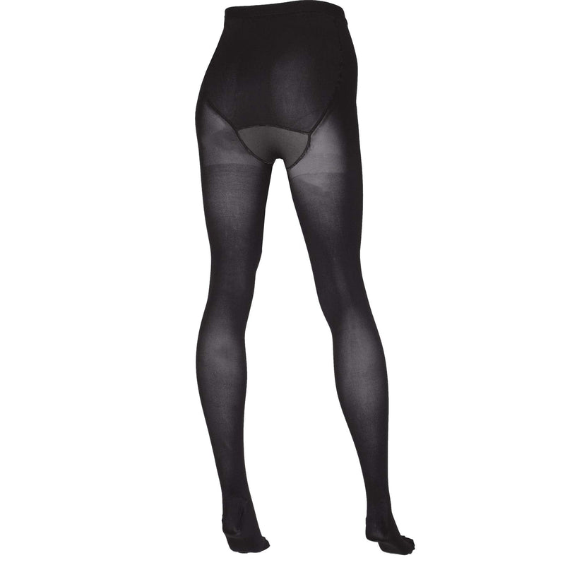 [Australia] - Truform 20-30 mmHg Maternity Compression Pantyhose, Tummy Support for Pregnant Belly, Black, Medium Medium (Pack of 1) 
