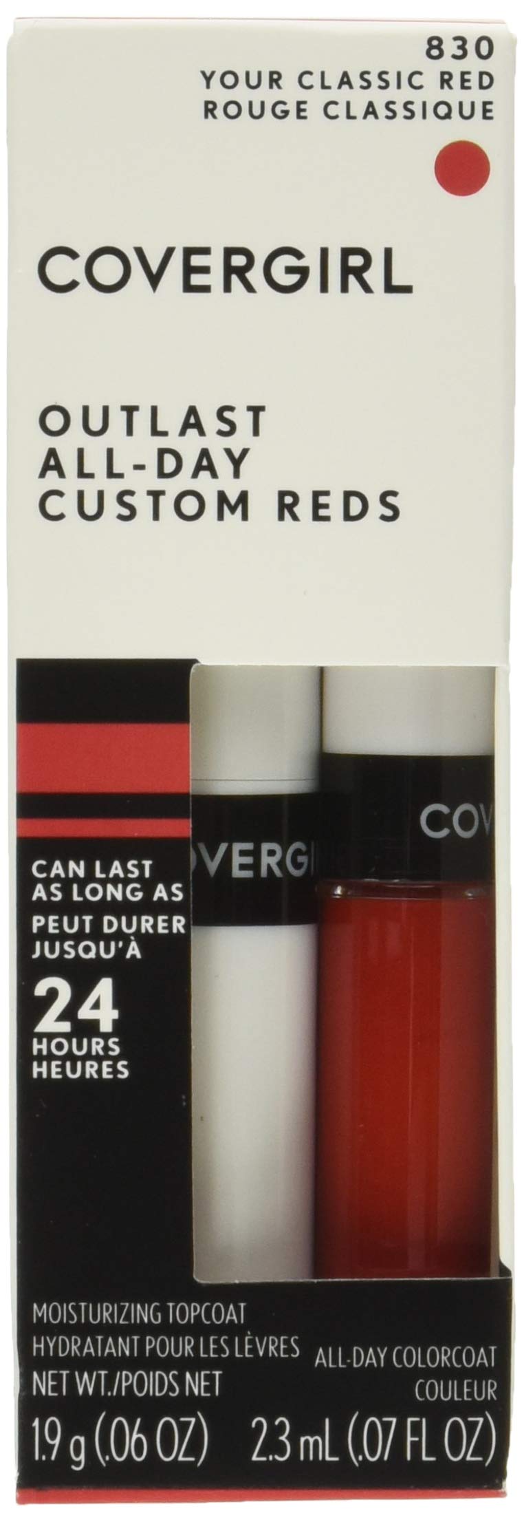 [Australia] - COVERGIRL Outlast All-Day Lip Color Custom Reds, Your Classic Red,1 Set 