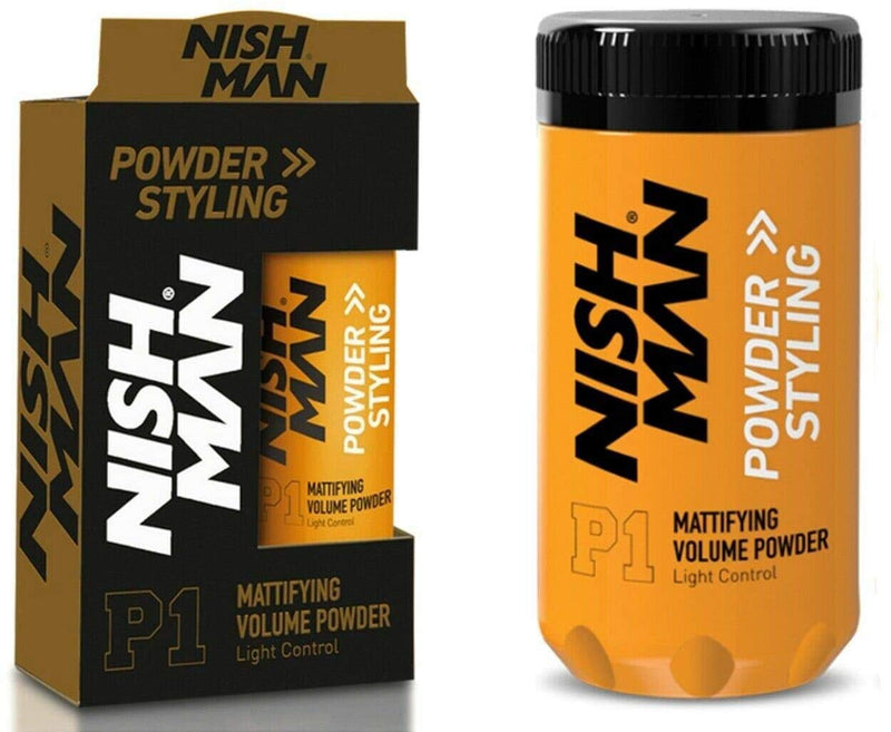 [Australia] - 2 x Nishman Mattifying Volume Powder Wax 2 Pcs (Comes with Foicy Packaging) 