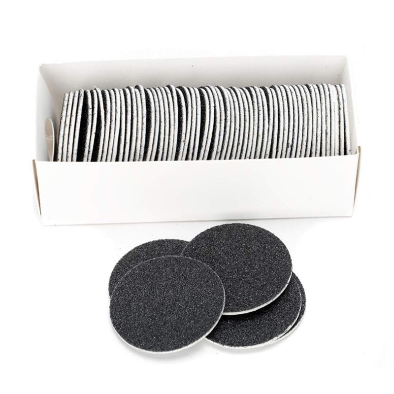 [Australia] - Minkissy 60Pcs Foot File Replacement Pads Self- Adhesive Sandpaper Discs for Electric Foot Callus Remover Foot Care Tool (Specification 60) 