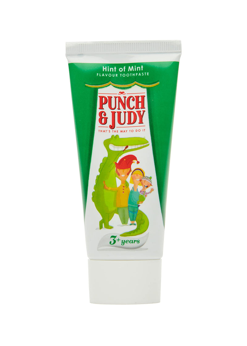 [Australia] - Punch & Judy Kids Toothpaste - Hint of Mint Flavour, 3+ Years, Fluoride, Sugar Free 50ml (Pack of 1) 