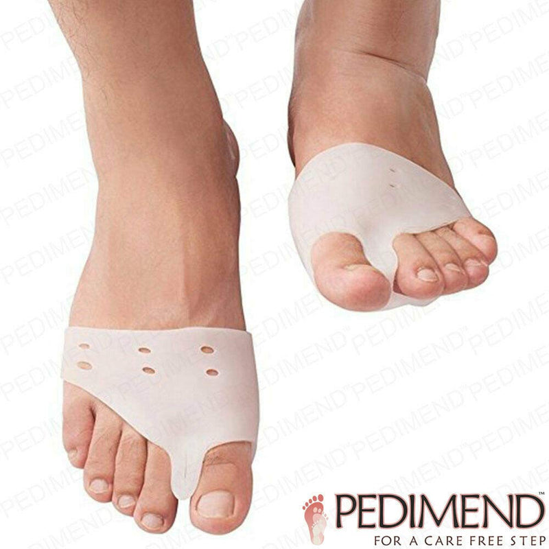 [Australia] - Pedimend Metatarsal Pads for Metatarsalgia Morton's Neuroma & Pedimend Gel Bunion Spacer | Hallux Valgus Deformity Correction Splint | Silicone Big Toe Separator 