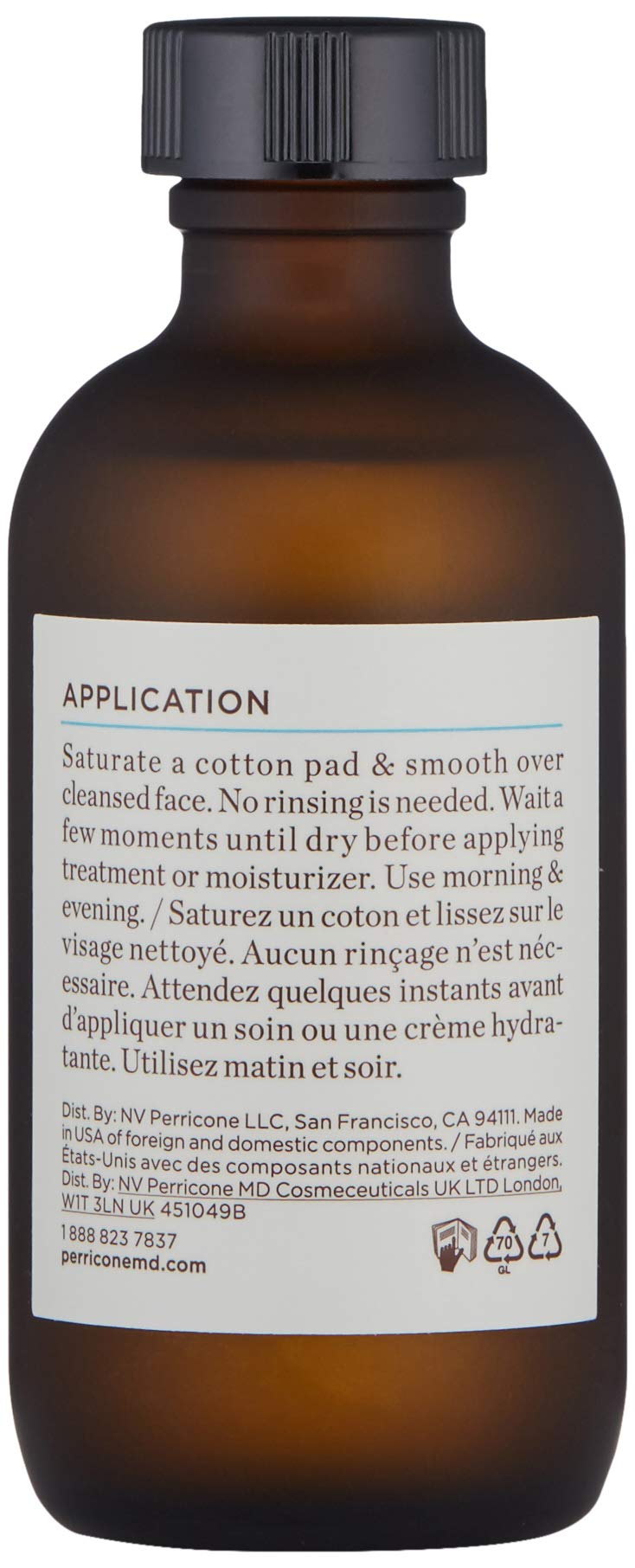 [Australia] - Perricone MD No: Rinse Intensive Pore Minimizing Toner 4 Ounce 