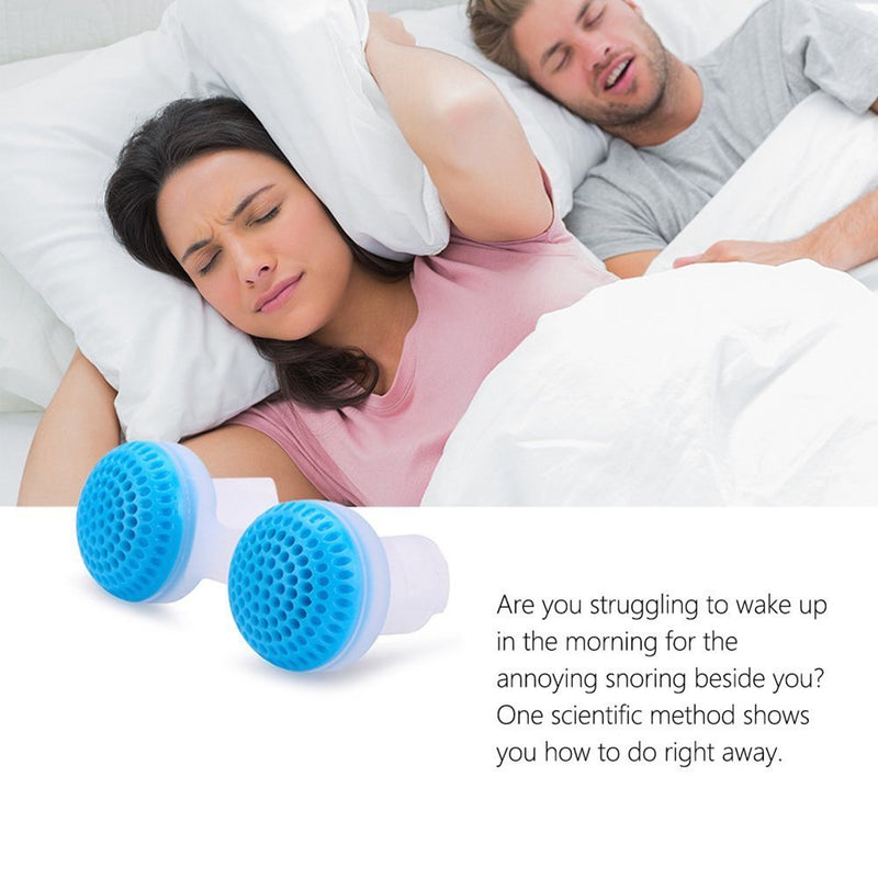 [Australia] - Anti Snoring Devices, Silicone Nose Clip Air Purifier Nose Breathing Apparatus, Anti Snoring Device Nose Clip Anti Snoring, Mini Nose Buds Anti Snoring 2 Pairs 
