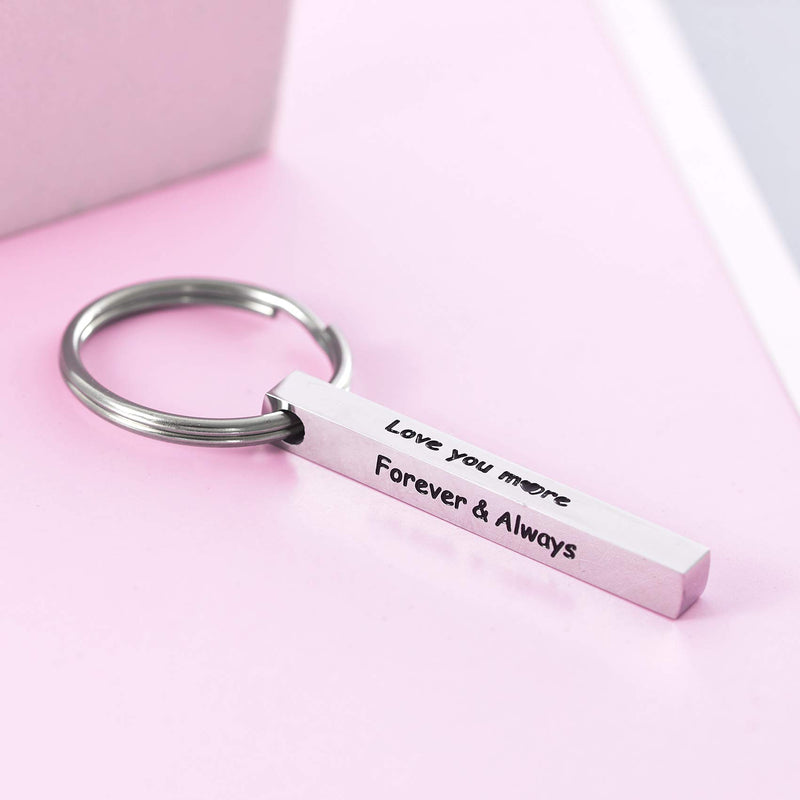 [Australia] - Boyfriend Keychains BF Keychain Husband Valentines Cute Keyring For Him Drive Safe Handsome I Need You Here With Me 