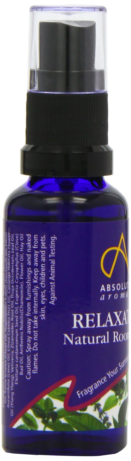 [Australia] - Absolute Aromas Relaxation Room Spray 30ml – Natural Spritzer Mist Spray with Lavender, Chamomile, Patchouli and Citrus Essential Oils 