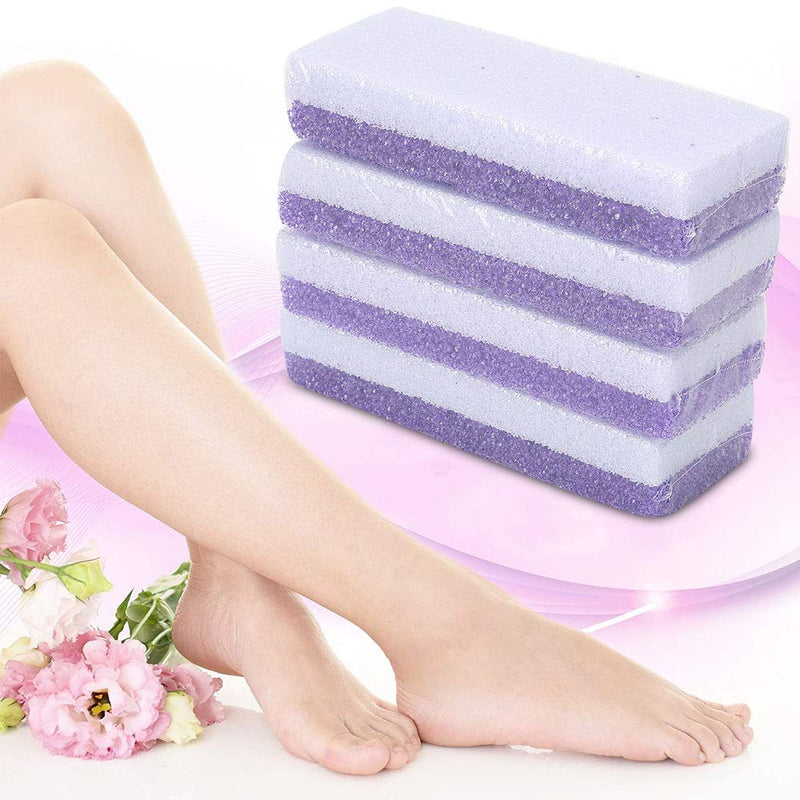 [Australia] - Pumice Stone for Feet, Hands and Body, Foot Pumice Stone for Feet Hard Skin Callus Remover and Scrubber, Foot File Exfoliation to Remove Dead Skin (Pack of 4) 