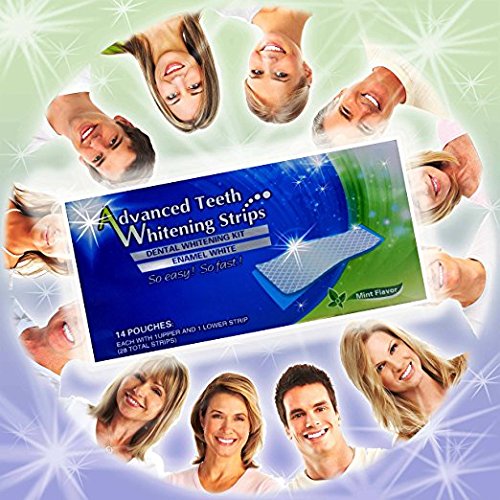 [Australia] - KAV PLUS 28 Professional Advanced Teeth WHITENING Strips Home Tooth Bleaching White Strips... 