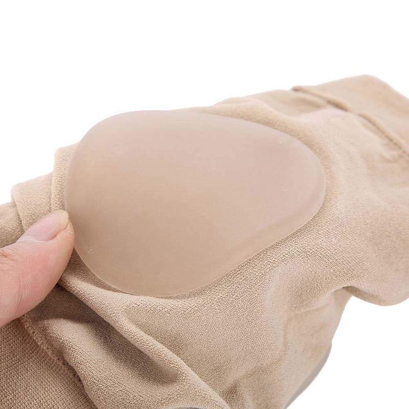 [Australia] - Soft Elastic Ankle Protection Sleeve Silicone Protective Pad Breathable Foot Heel Crack Sock Ankle Bone Protection Socks for Boots, Skates, Splints 