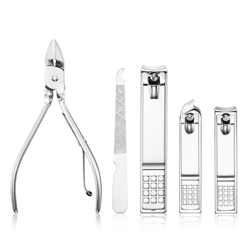 [Australia] - Tseoa Manicure, Pedicure Kit, Nail Clippers, Professional Grooming Kit, Nail Tools with Luxurious Travel Case, Set of 12 … (nail clippers 12pcs) 